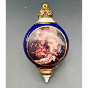 1999 Bradford Edition Ornament An Angels Message Promise of‎ a Savior